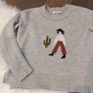 Madewell Cowgirl Sweater Madewell El Rancho Sweater Cowgirl Gray XXS